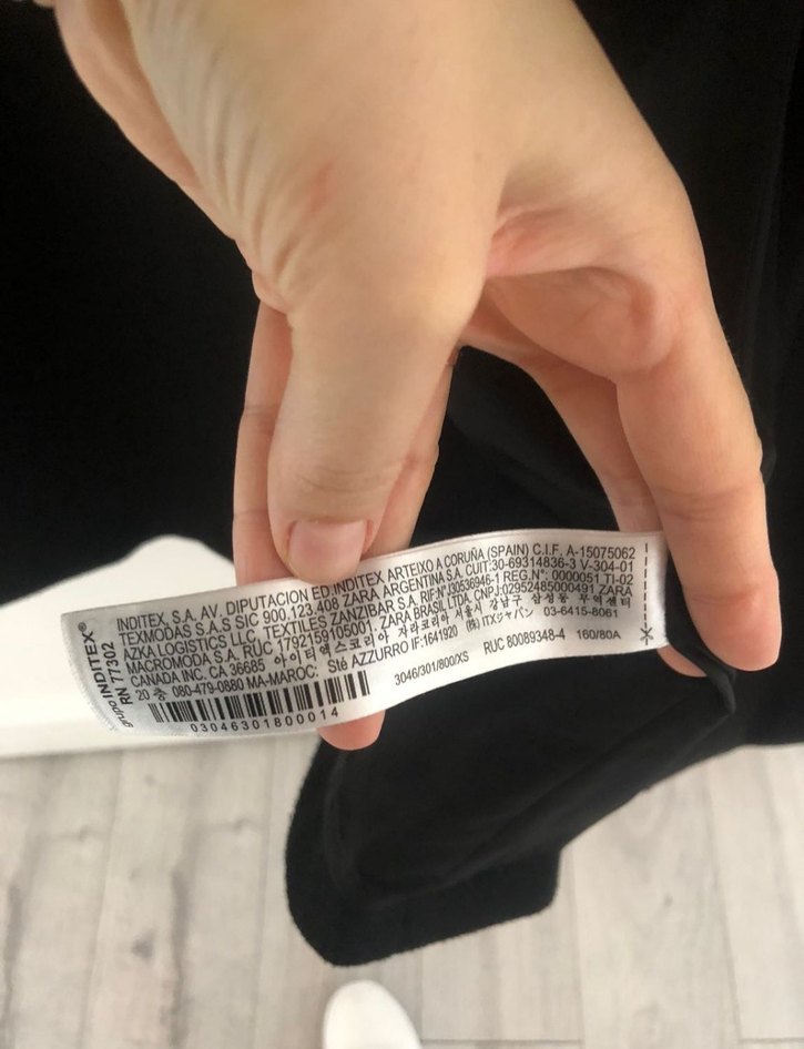 Zara Siyah Düğmeli Uzun Kaban - Görsel 5