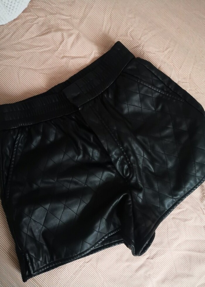 Deri şort - Görsel 4