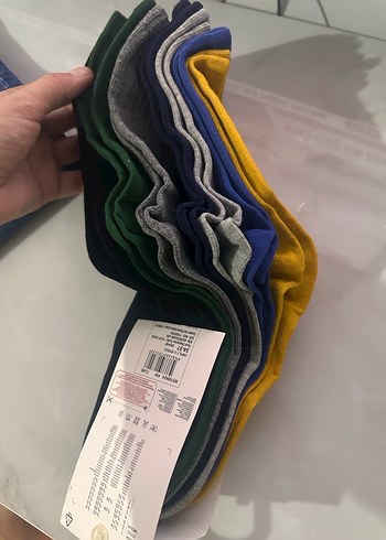 Erkek çocuk Çok Renkli Midi Çorap Seti - Görsel 2