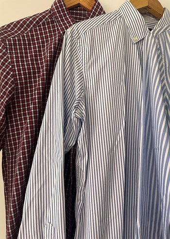 Erkek Çok Renkli Pamuklu Uzun Kollu Gömlek - Görsel 3