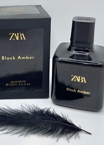 Zara black amber kadın parfüm 