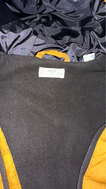 Mango Mango 3-4 yaş sarı içi polar mont