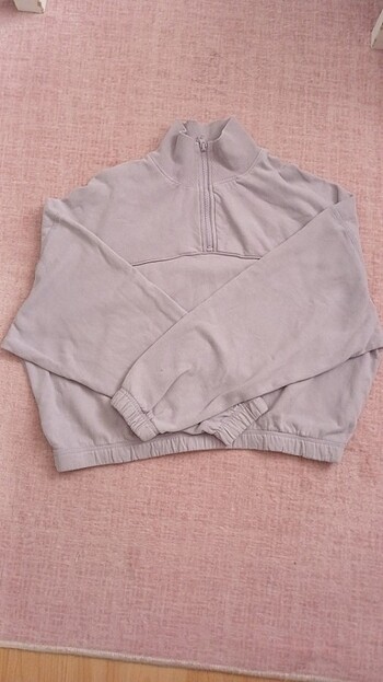 Kadın Fermuarlı Sweatshirt
