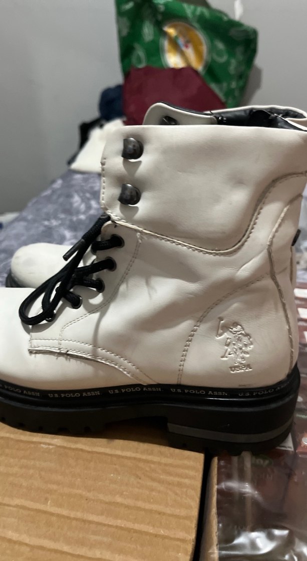 Orjinal polo Beyaz Kadın botu - Görsel 2