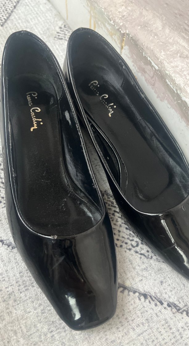 Parlak Siyah marka Blok Topuk Kadın Ayakkabı açıklamayı okuyun - Görsel 4