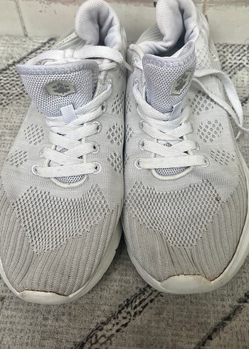 Beyaz Gri Bağcıklı erkek Spor Ayakkabı marka - Görsel 3