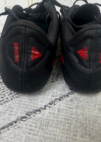 Siyah Kırmızı Erkek Futbol Ayakkabısı Velcro açıklamayı okuyun - Görsel 5