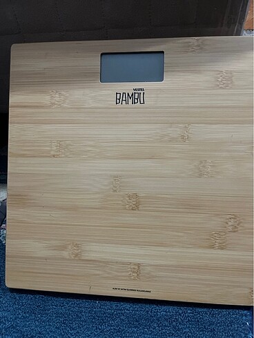 Elektronik Vestel marka tartı bambu ağacından sıfır