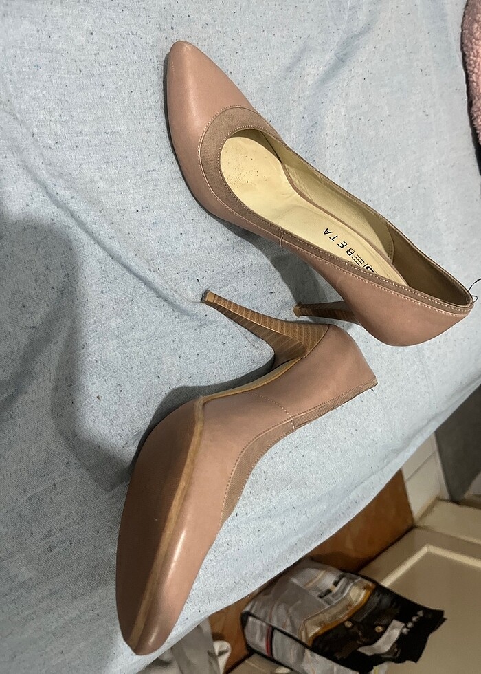 Beta marka Stiletto bayan kundura 36 numara  hakiki deri - Görsel 2