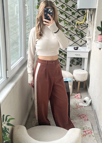 LCW Kahverengi Kumaş Pantolon