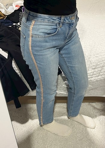 LCW JEANS Kadın Slim Fit Midi Kot Pantolon - Görsel 2