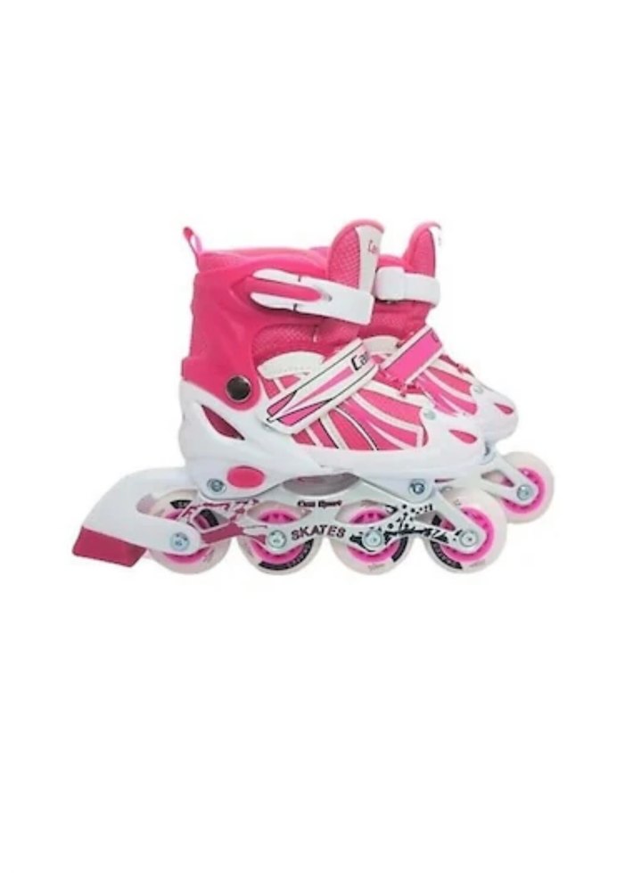 Pembe Renkli Bağcıklı Kız Çocuk Paten - Görsel 2