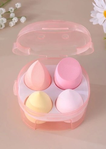 Pastel Renkli Makyaj Süngeri Seti - Görsel 3
