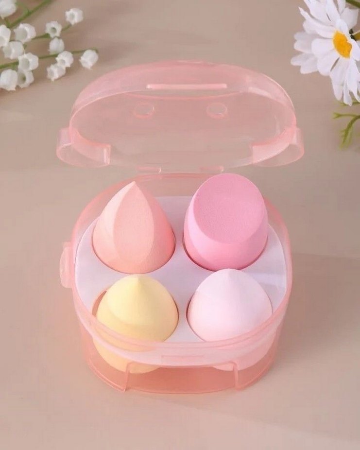 Pastel Renkli Makyaj Süngeri Seti - Görsel 3