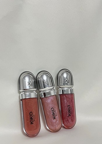 Kiko Kiko 3'lü Pastel Pembe Ruj Seti