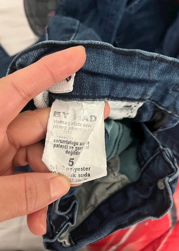 Koyu Mavi Erkek Çocuk Dar Kesim Kot Pantolon - Görsel 6