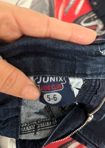 Koyu Mavi Erkek Çocuk Dar Kesim Kot Pantolon - Görsel 4