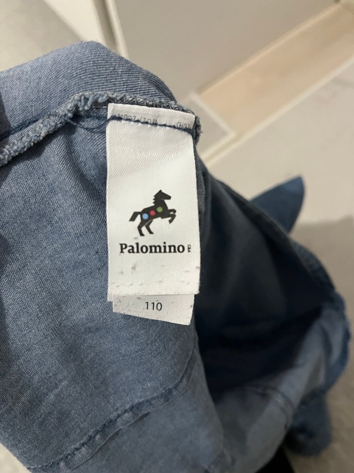 Taşlı Düğmeli Kız Kot Gömlek - Görsel 3