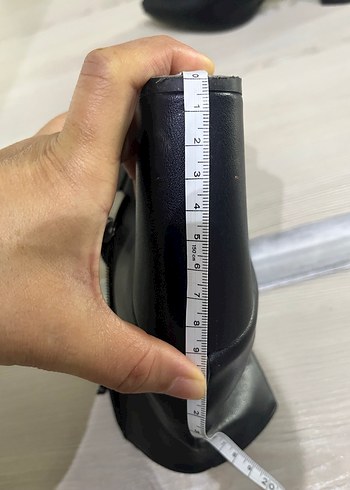 Siyah Deri Stiletto Topuklu Kadın Bot - Görsel 4