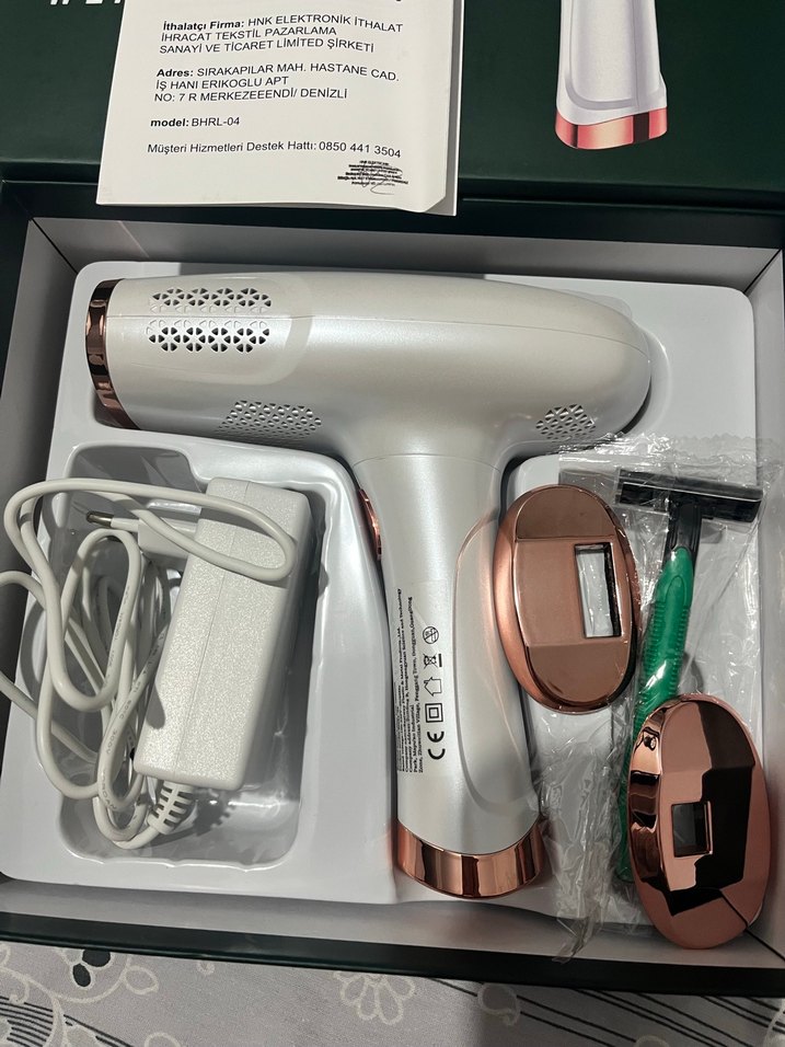 Beyaz Lazer Epilasyon Cihazı 3 Başlık, 9 Seviye - Görsel 4