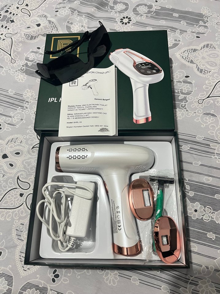 Beyaz Lazer Epilasyon Cihazı 3 Başlık, 9 Seviye - Görsel 2