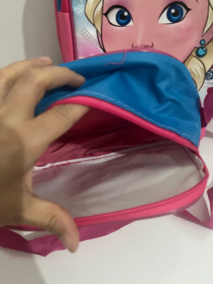 Renkli Elsa Temalı Çocuk Okul Çantası - Görsel 5