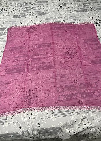 Dantel Detaylı Pembe Kadın yazma - Görsel 3