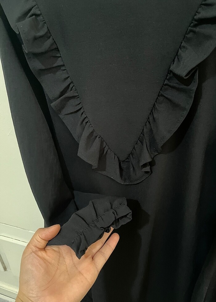 Önü fırfırlı tunik - Görsel 3