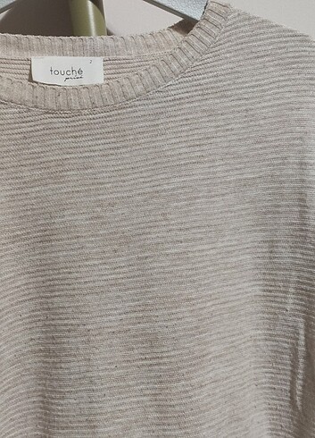 Touche krem rengi tunik