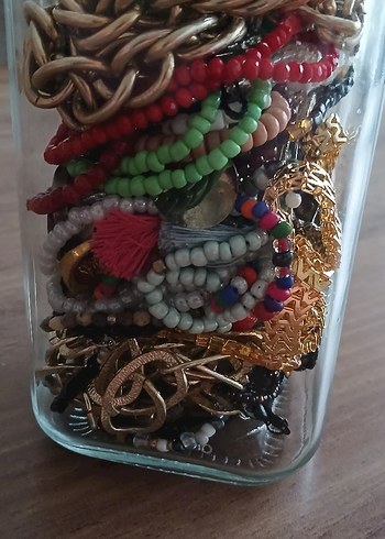 Beden sürpriz takı kavanozu