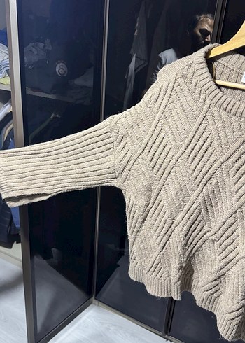 U.s Polo Assn. Bej Kadın Oversize Triko Kazak - Görsel 3