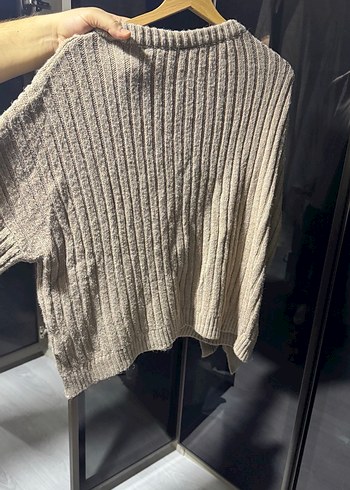 U.s Polo Assn. Bej Kadın Oversize Triko Kazak - Görsel 4