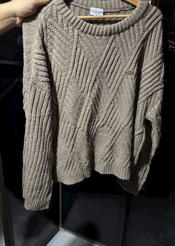 U.s Polo Assn. Bej Kadın Oversize Triko Kazak - Görsel 2