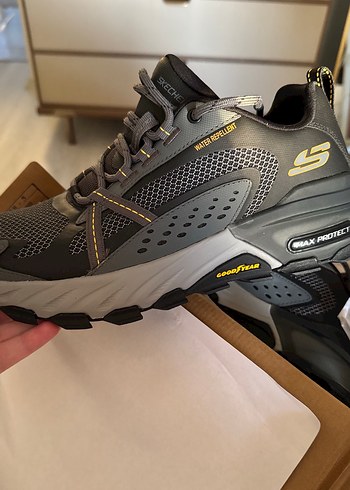 Gri Skechers Erkek Spor Ayakkabı
