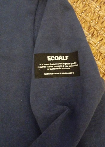 Ecoalf organic cotton Lacivert Baskılı Erkek Sweatshirt - Görsel 2