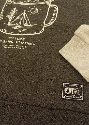 Picture organic cotton Gri Erkek Çocuk Baskılı Sweatshirt - Görsel 2