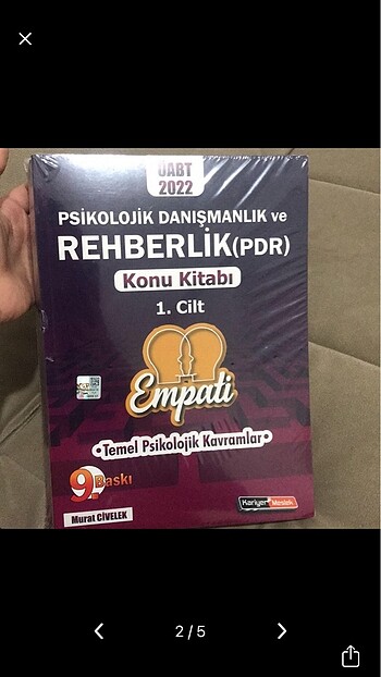  Beden Renk hiç kullanılmamış pdr öabt konu anlatım seti4lü
