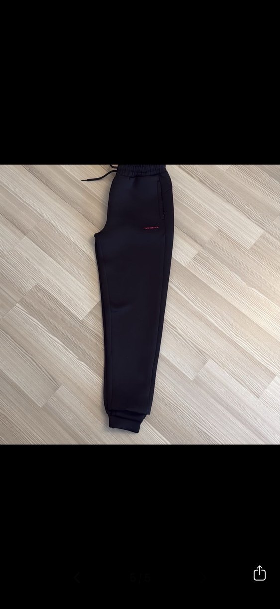 Siyah Kadın Rahat Kesim Sweatpant - Görsel 3