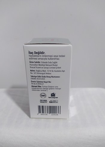 Erbatab Demir Takviye 30 kapsül - Görsel 2