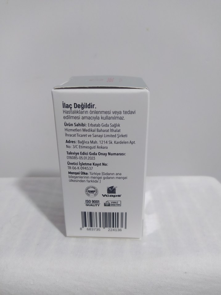 Erbatab Demir Takviye 30 kapsül - Görsel 2