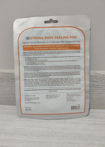 Mjcare Strong Vücut Peeling Ped Maske - Görsel 2