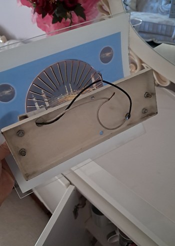 Mavi Dekoratif gece lambası - Görsel 2