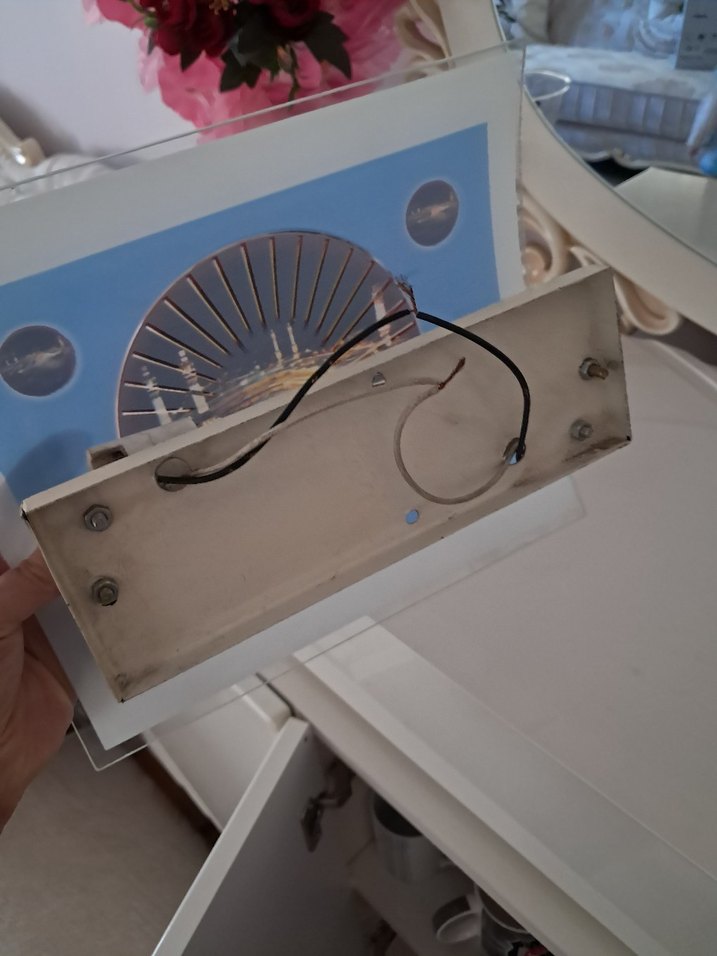 Mavi Dekoratif gece lambası - Görsel 2