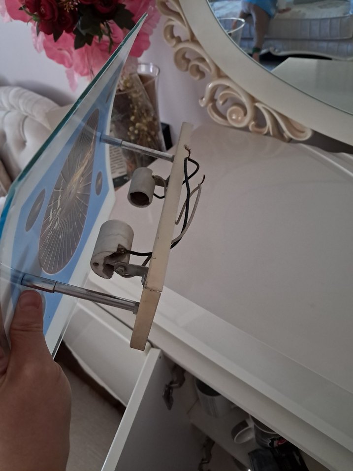 Mavi Dekoratif gece lambası - Görsel 3