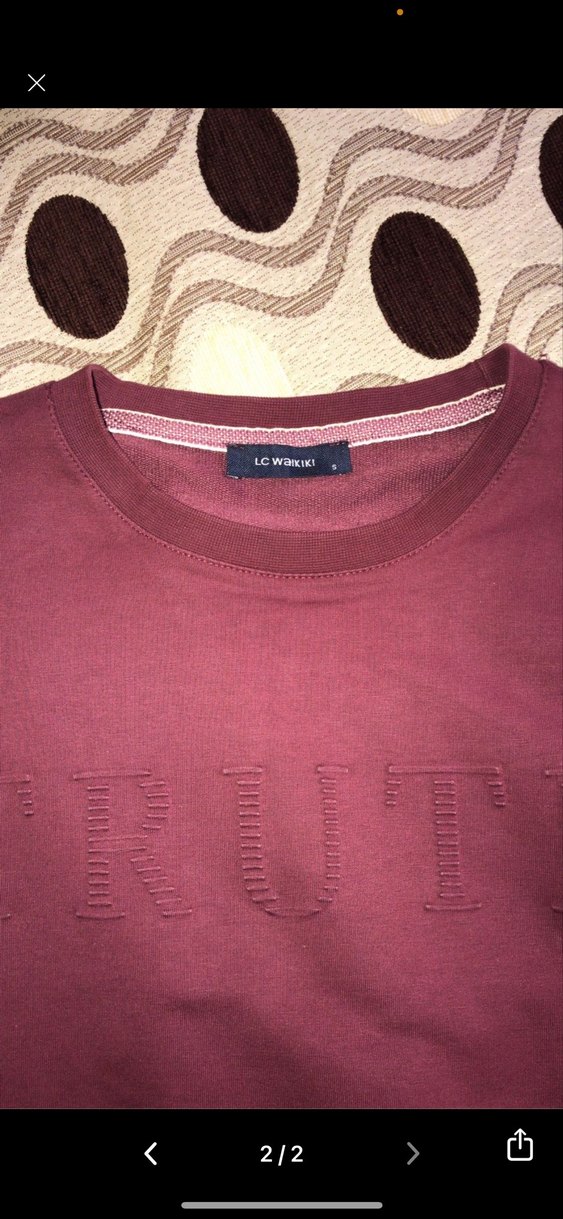 Bordo Sweatshirt - Görsel 2