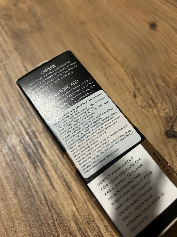 Kadınlar İçin Kafein & Hyaluronik Asit Göz Serumu - Görsel 2
