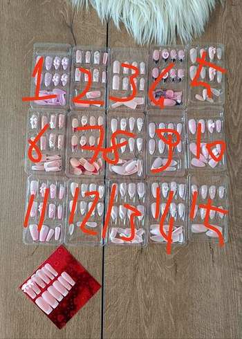 Beden Pembe Işıltılı Tırnak Süslemeleri Seti