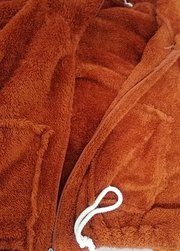 m Beden turuncu Renk Peluş ceket 