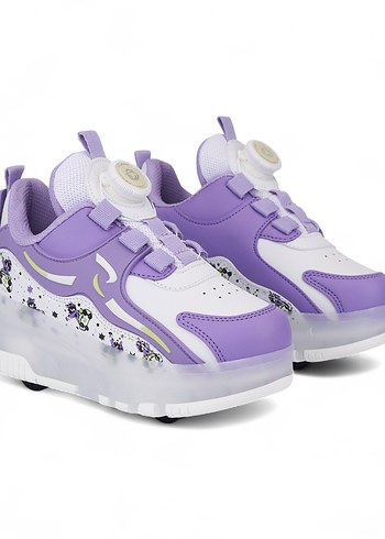 Kız Çocuk patenli ışıklı tekerlekli Spor Ayakkabı - Görsel 2