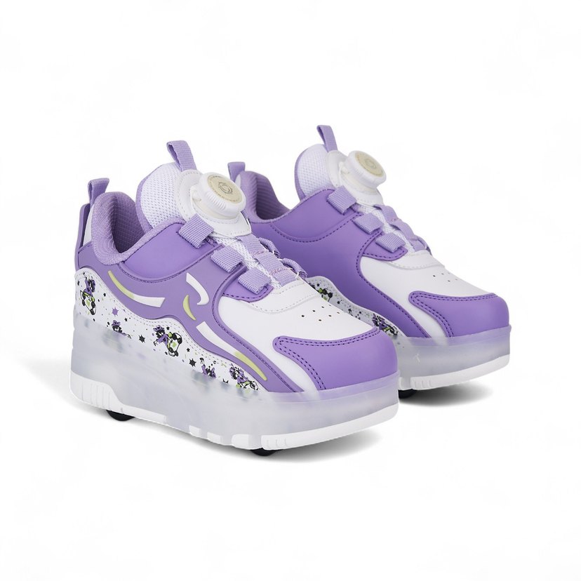 Kız Çocuk patenli ışıklı tekerlekli Spor Ayakkabı - Görsel 2